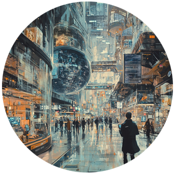 Hourglass with money inside 